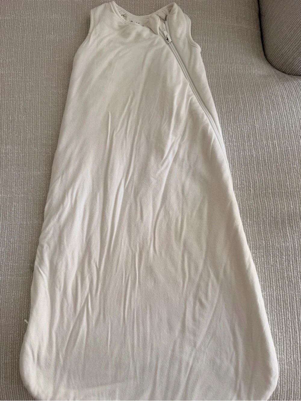 Kyte BABY White Sleeveless Wearable Blanket Sleepsack with Zipper